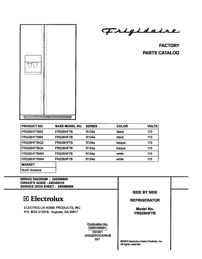 Diagram for FRS26HF7BW4