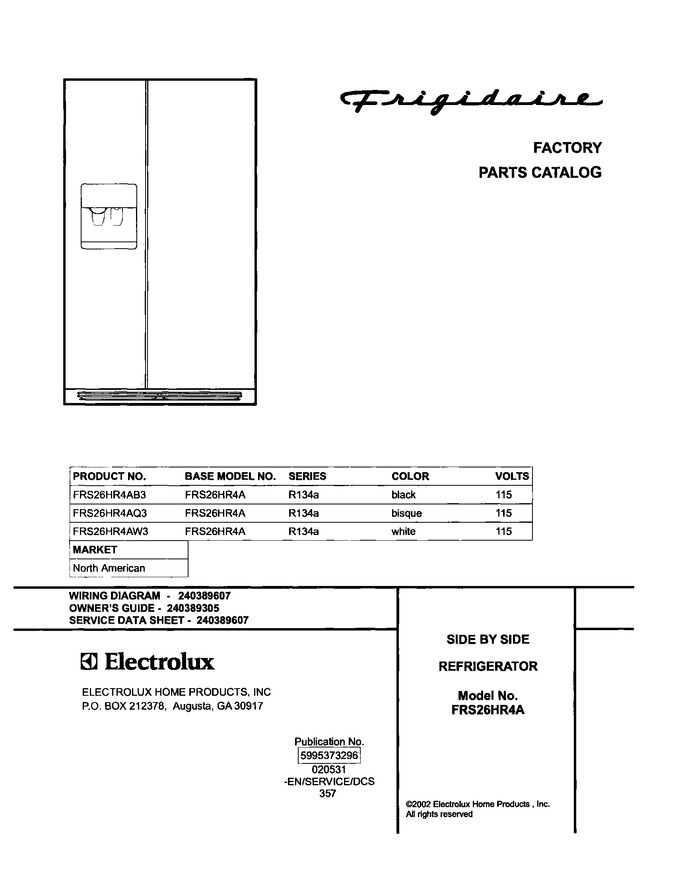Diagram for FRS26HR4AQ3