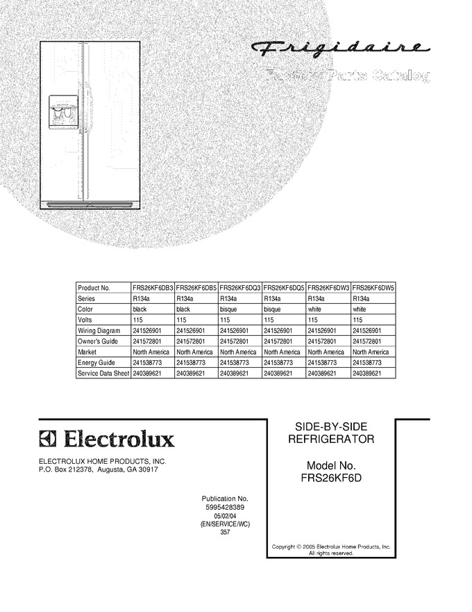 Diagram for FRS26KF6DQ3