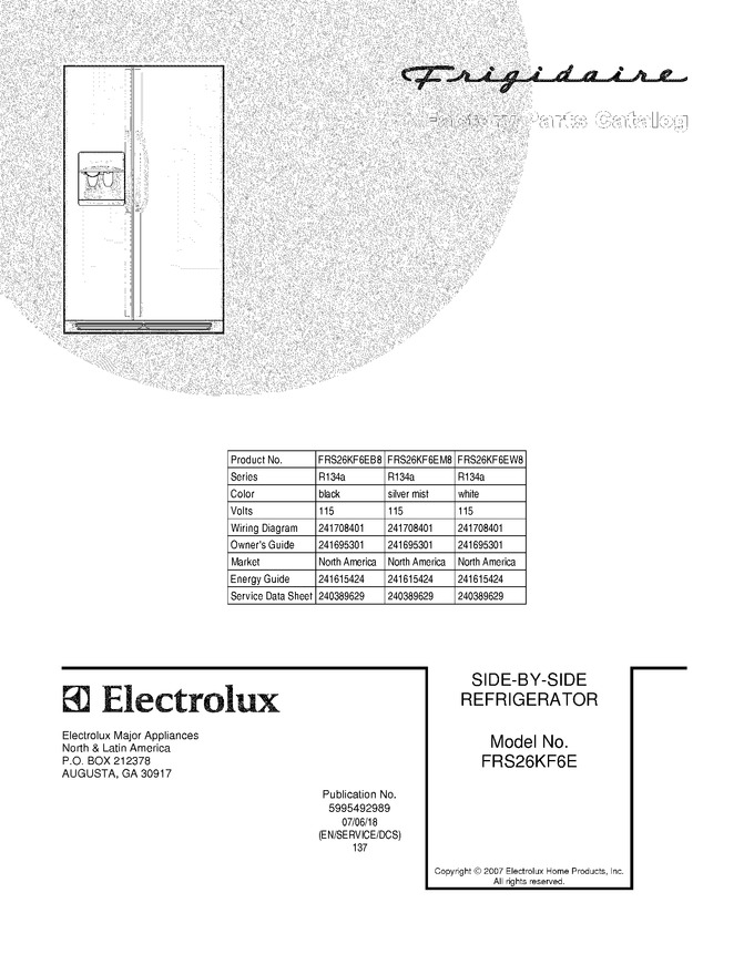 Diagram for FRS26KF6EM8