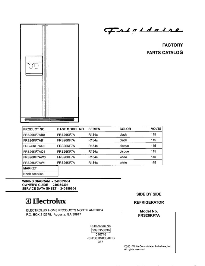Diagram for FRS26KF7AW0