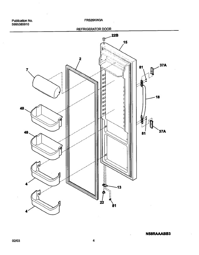 Diagram for FRS26KW3AW6