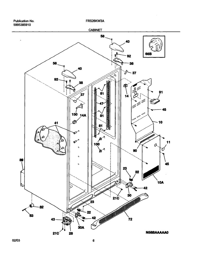 Diagram for FRS26KW3AW6