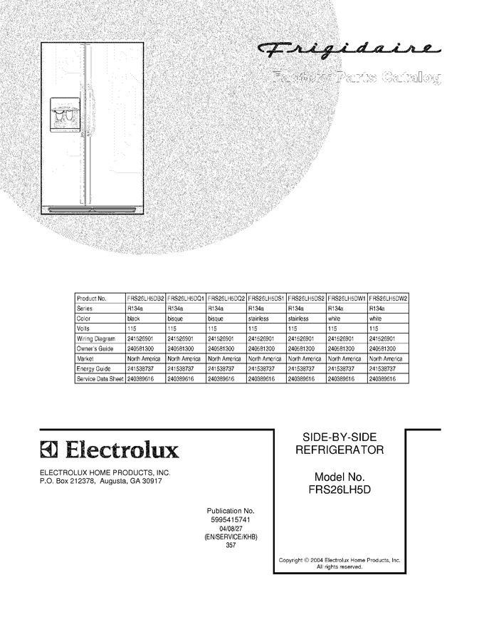 Diagram for FRS26LH5DB2