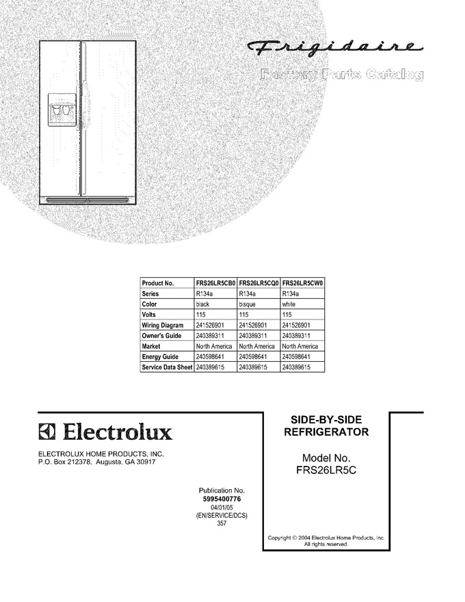 Diagram for FRS26LR5CQ0