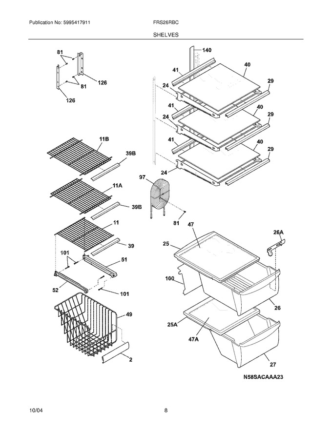 Diagram for FRS26RBCW8