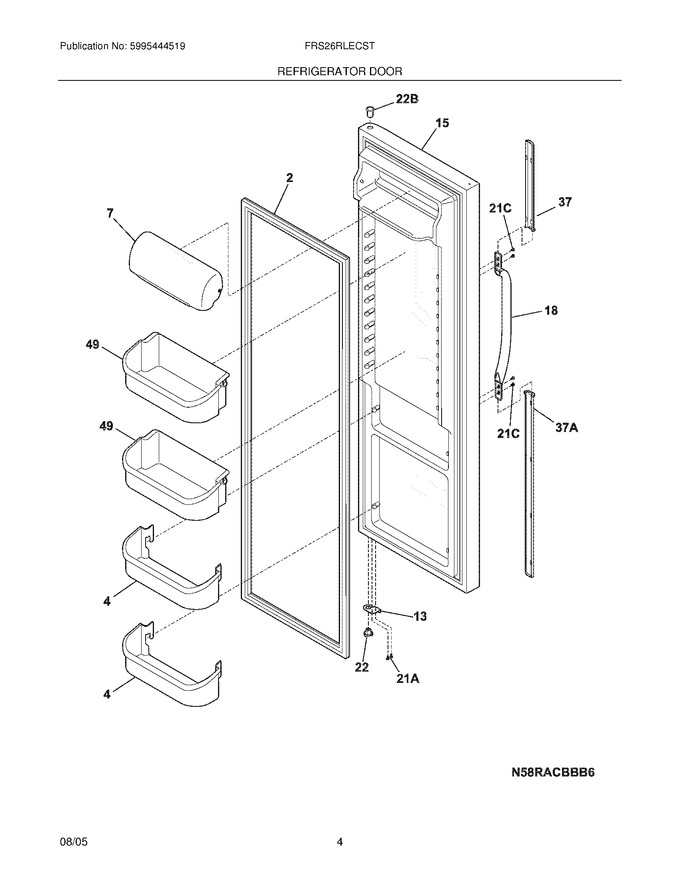 Diagram for FRS26RLECST