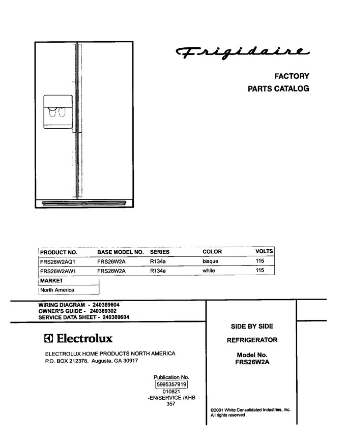 Diagram for FRS26W2AQ1