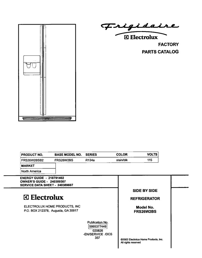 Diagram for FRS26W2BSB2
