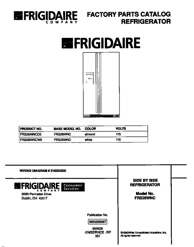 Diagram for FRS26WNCW0