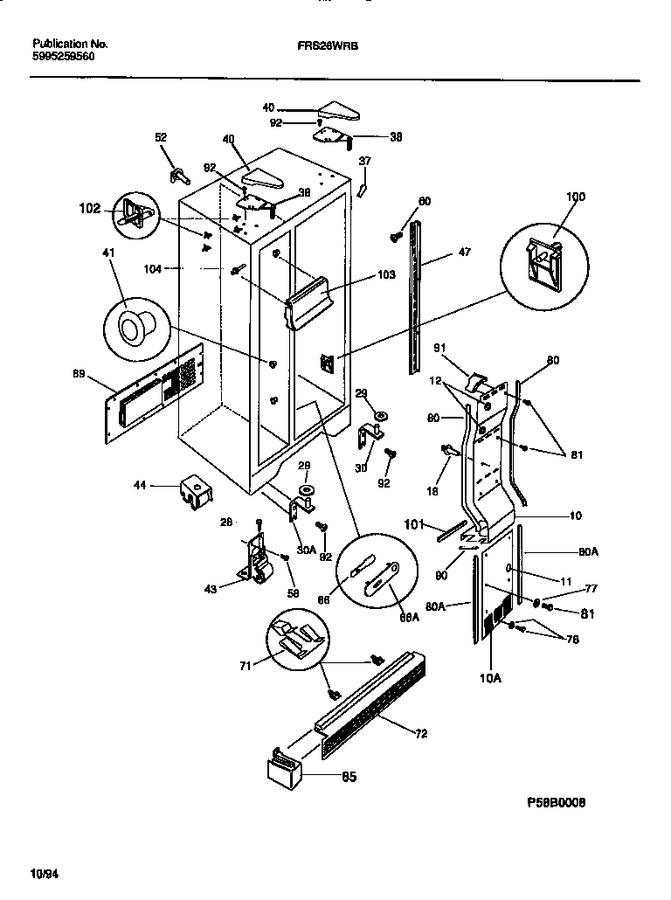 Diagram for FRS26WRBW0