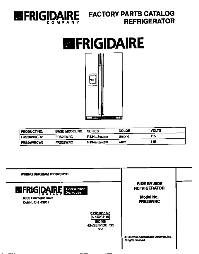 Diagram for FRS26WRCW2