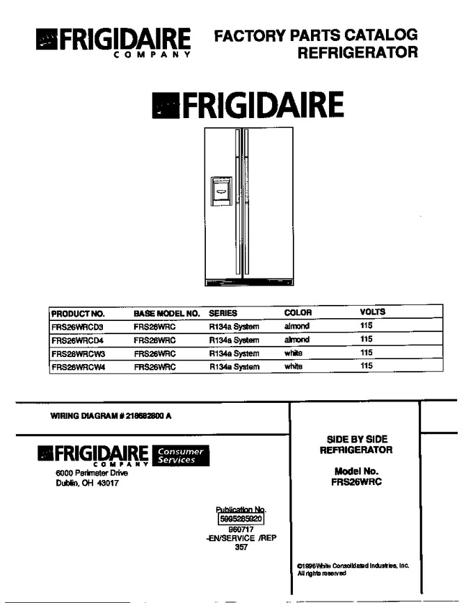 Diagram for FRS26WRCD3