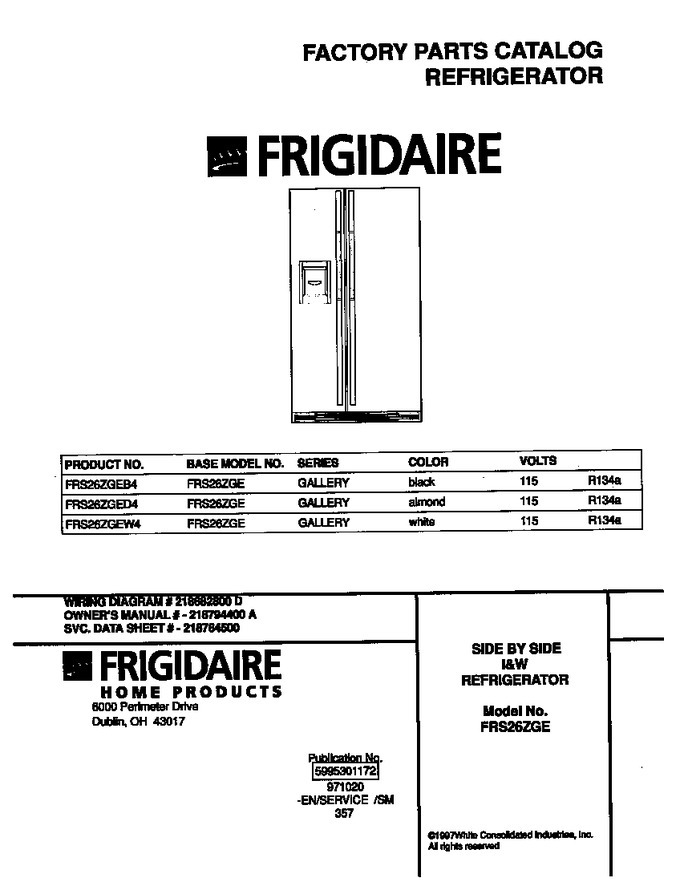 Diagram for FRS26ZGED4