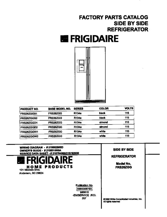 Diagram for FRS26ZGGW2