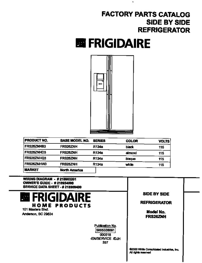 Diagram for FRS26ZNHB3