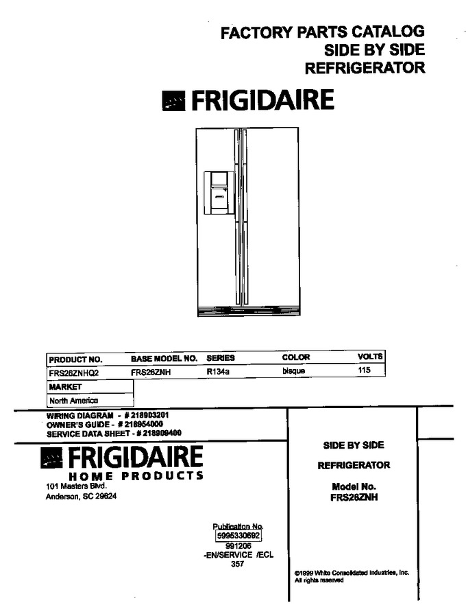 Diagram for FRS26ZNHQ2