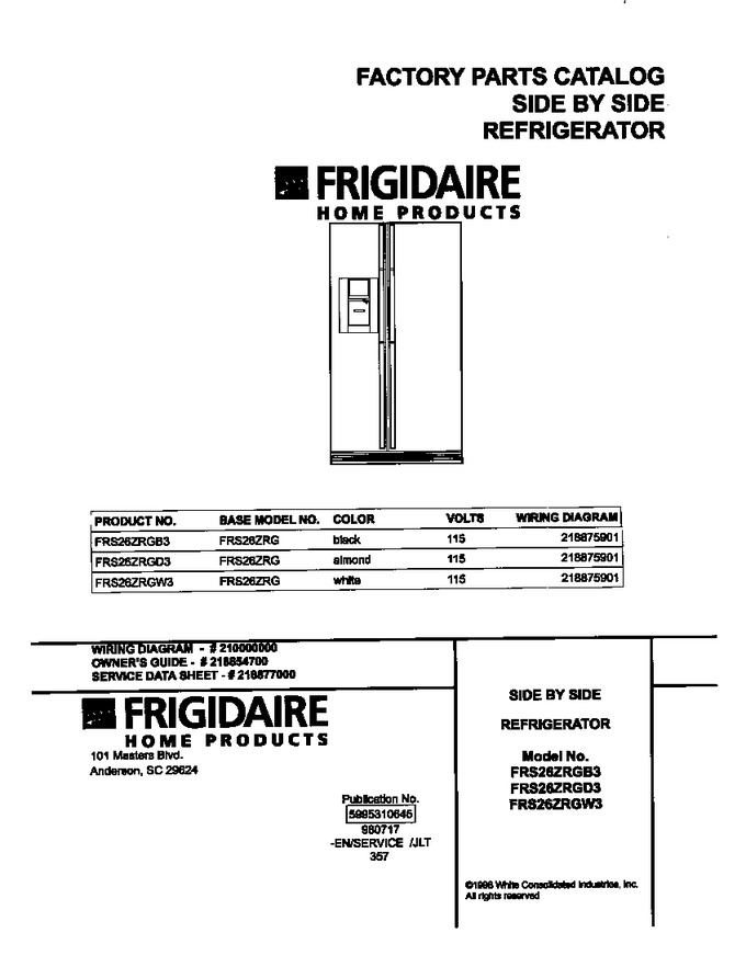 Diagram for FRS26ZRGW3