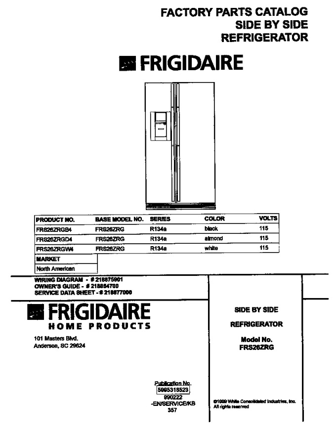 Diagram for FRS26ZRGW4