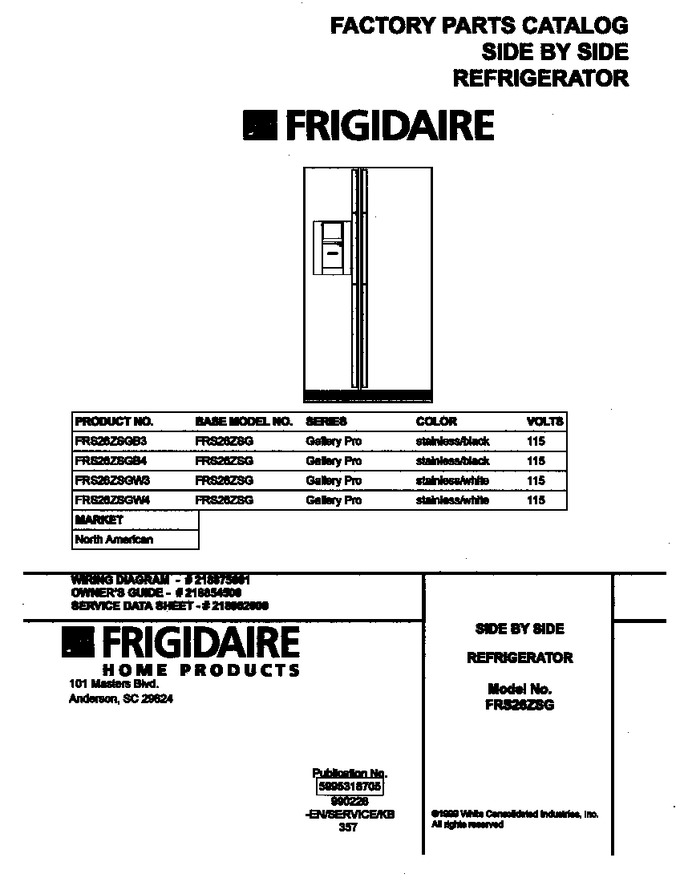 Diagram for FRS26ZSGW3