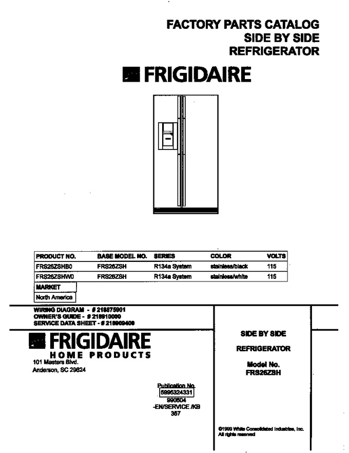 Diagram for FRS26ZSHW0