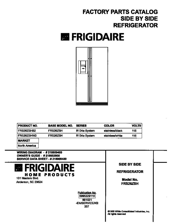 Diagram for FRS26ZSHW2