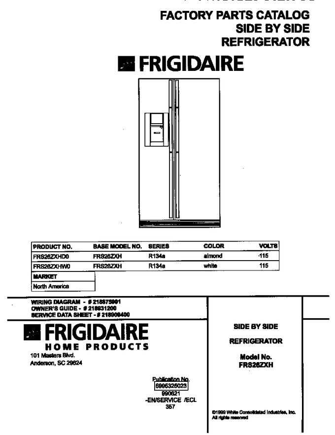 Diagram for FRS26ZXHD0
