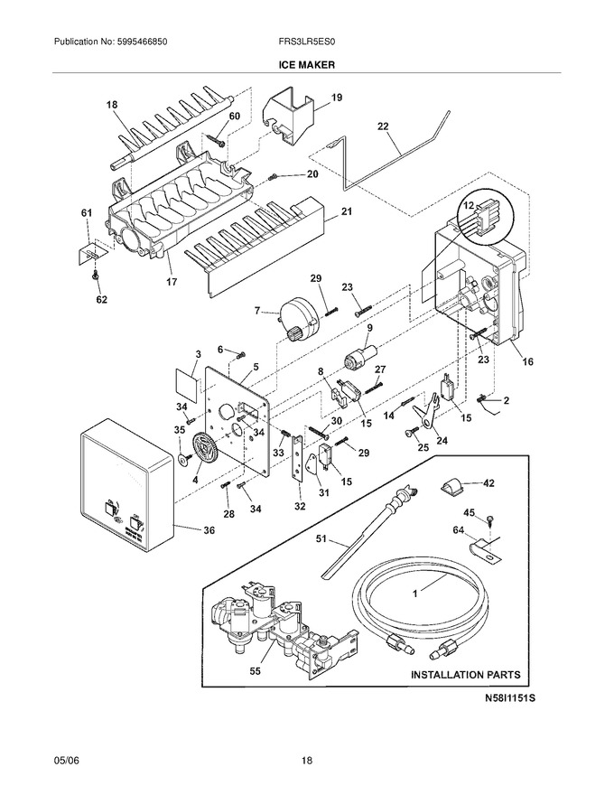 Diagram for FRS3LR5ES0
