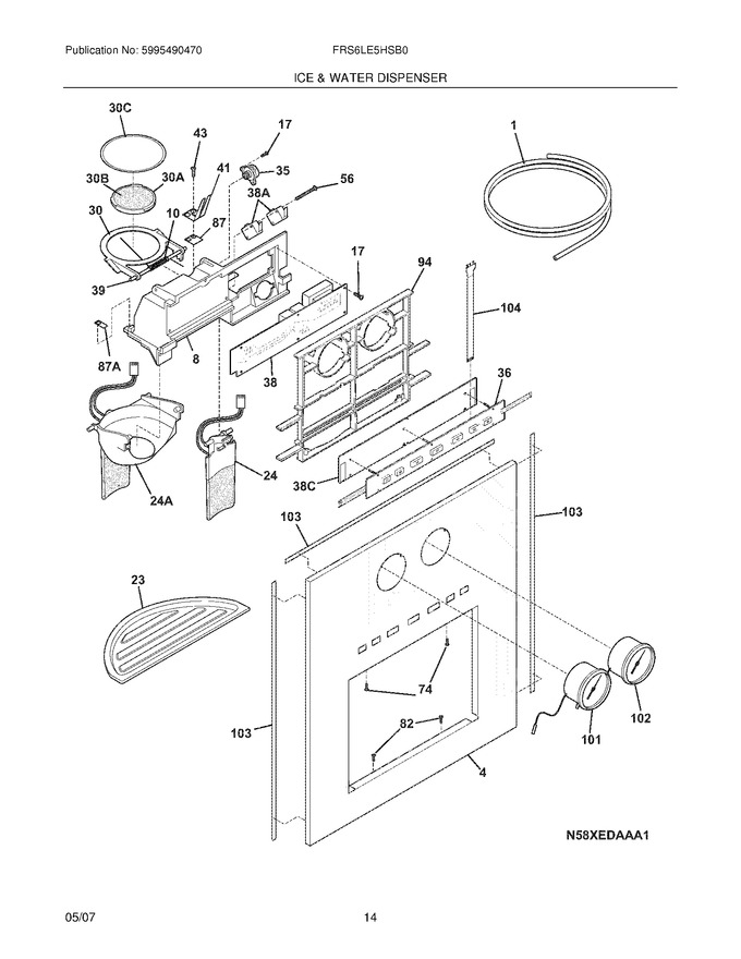 Diagram for FRS6LE5HSB0