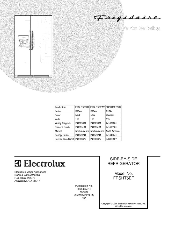 Diagram for FRSHT5EFW2
