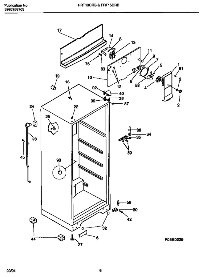 Diagram for FRT13CRBW1