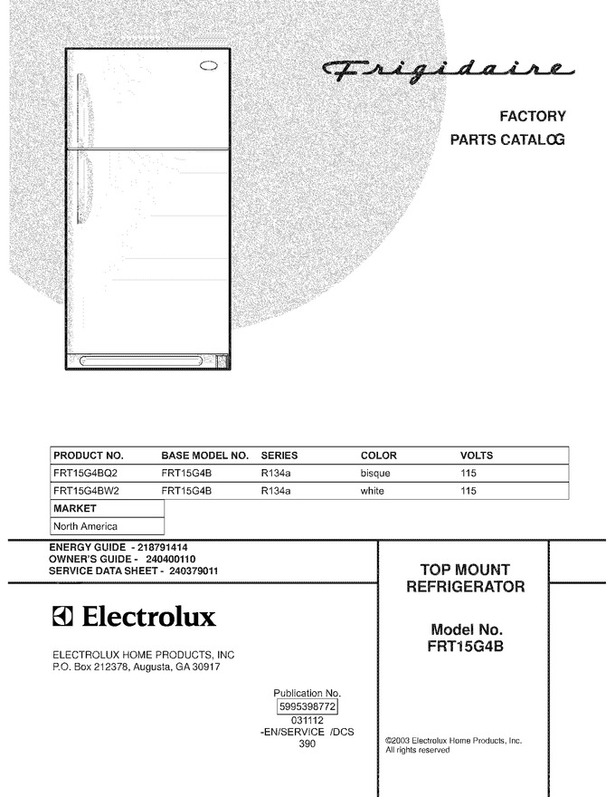 Diagram for FRT15G4BW2