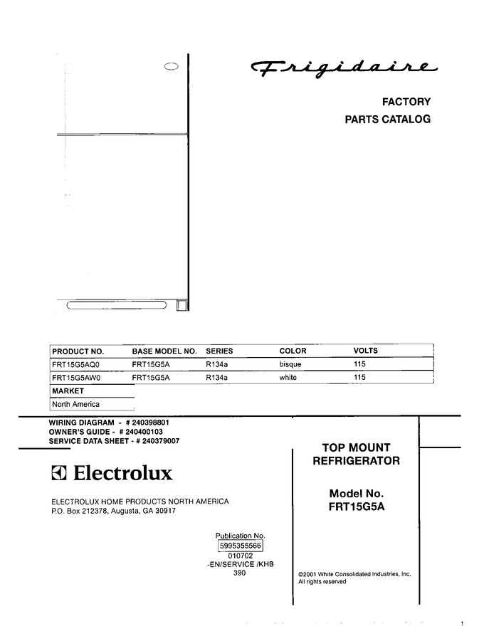 Diagram for FRT15G5AW0