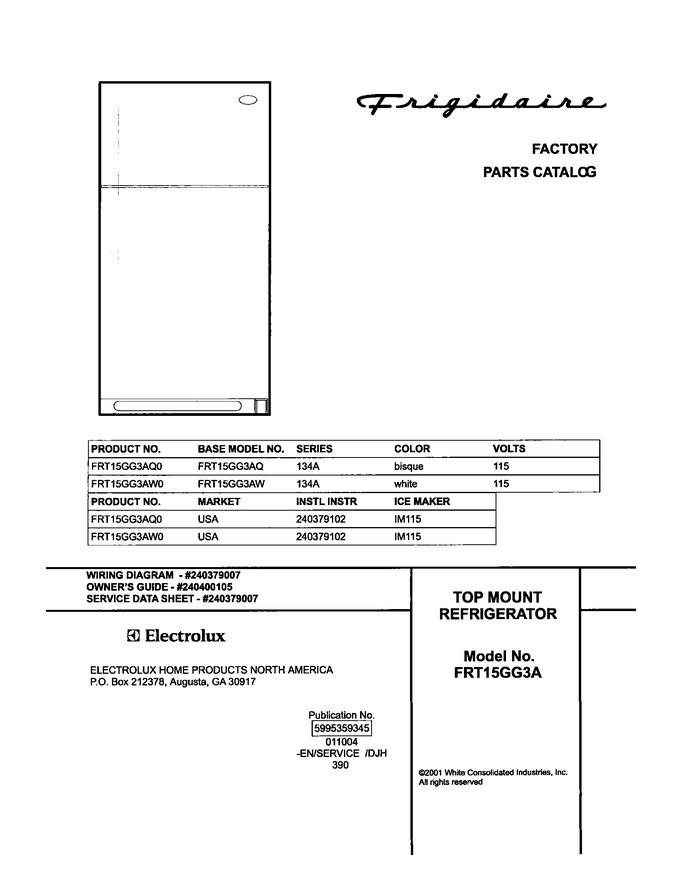 Diagram for FRT15GG3AW0