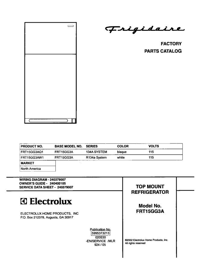 Diagram for FRT15GG3AW1