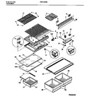 Diagram for 04 - Shelves, Controls, Divider, Mullion