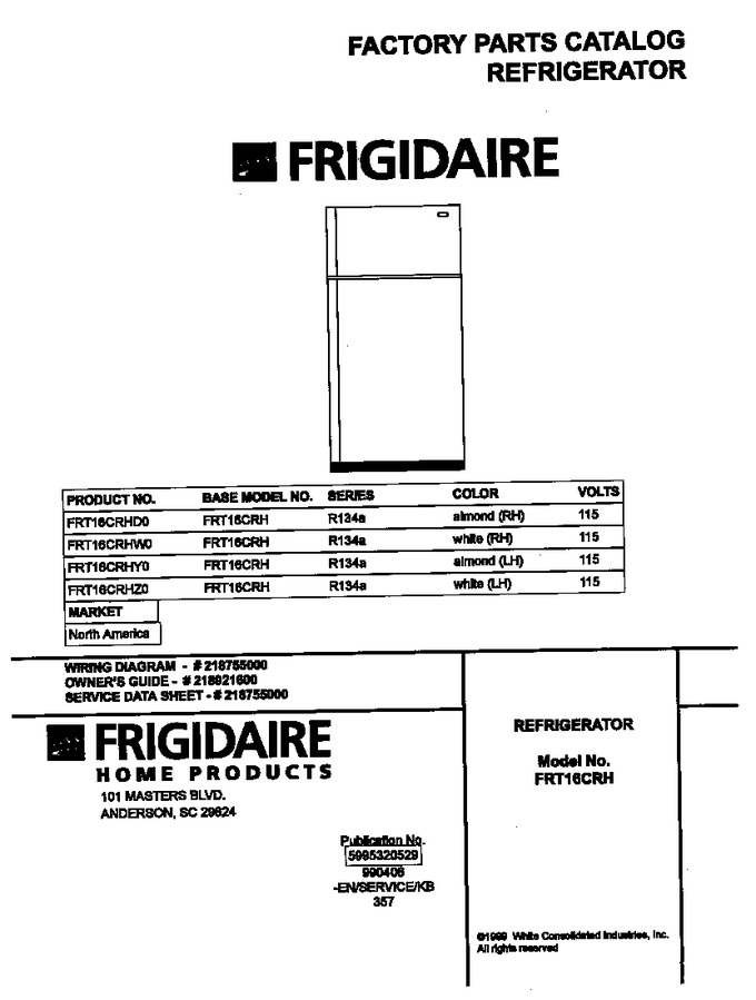 Diagram for FRT16CRHY0