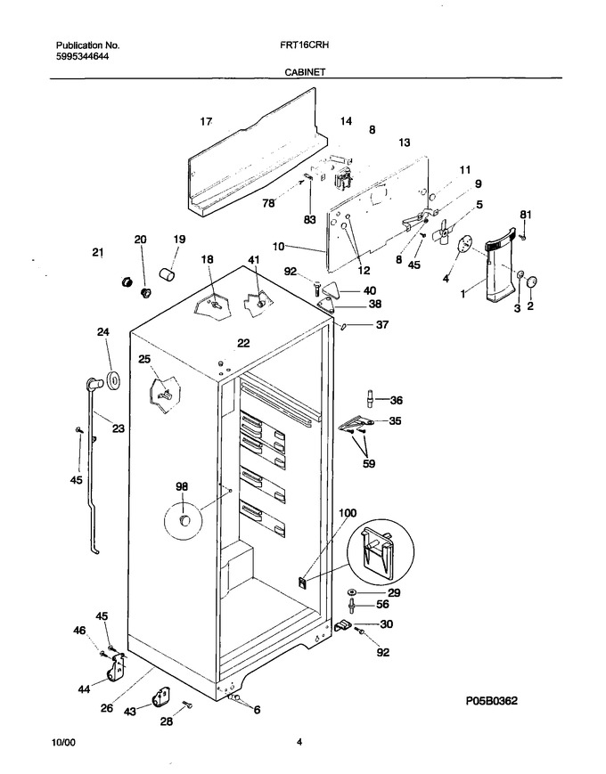 Diagram for FRT16CRHD4