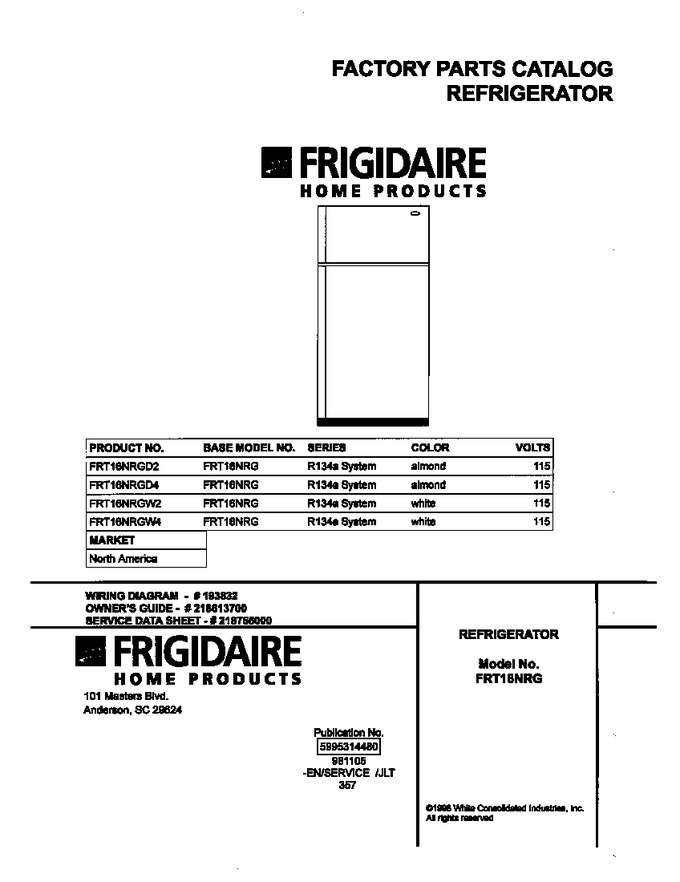 Diagram for FRT16NRGW2