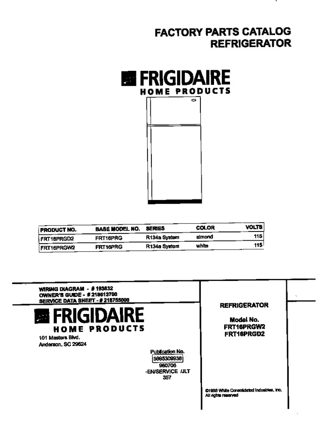 Diagram for FRT16PRGW2