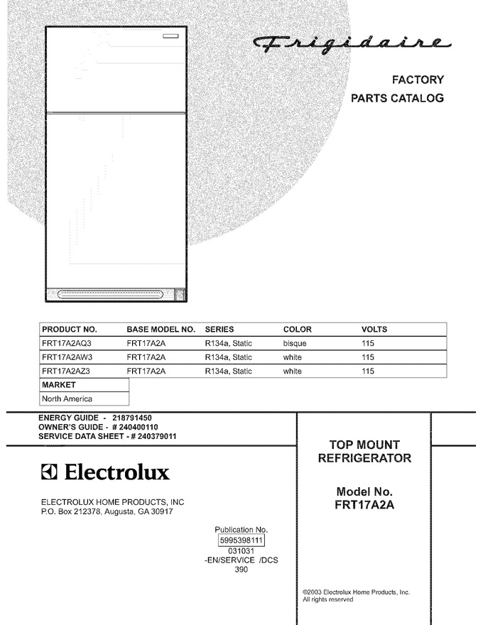 Diagram for FRT17A2AZ3