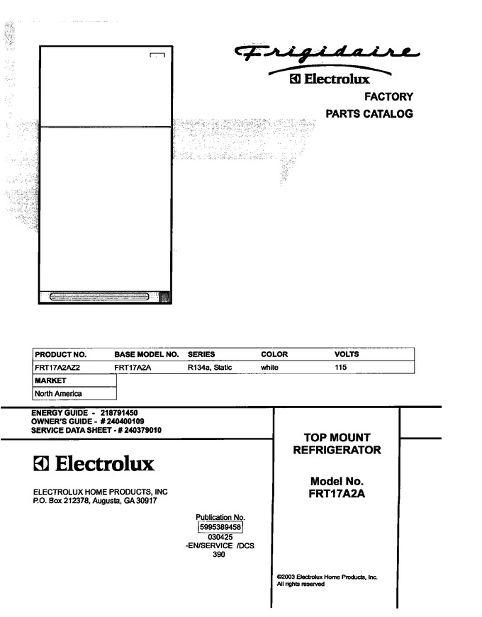 Diagram for FRT17A2AZ2