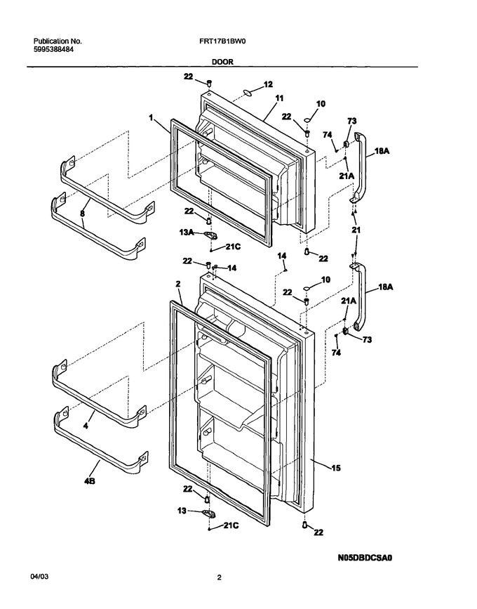 Diagram for FRT17B1BW0