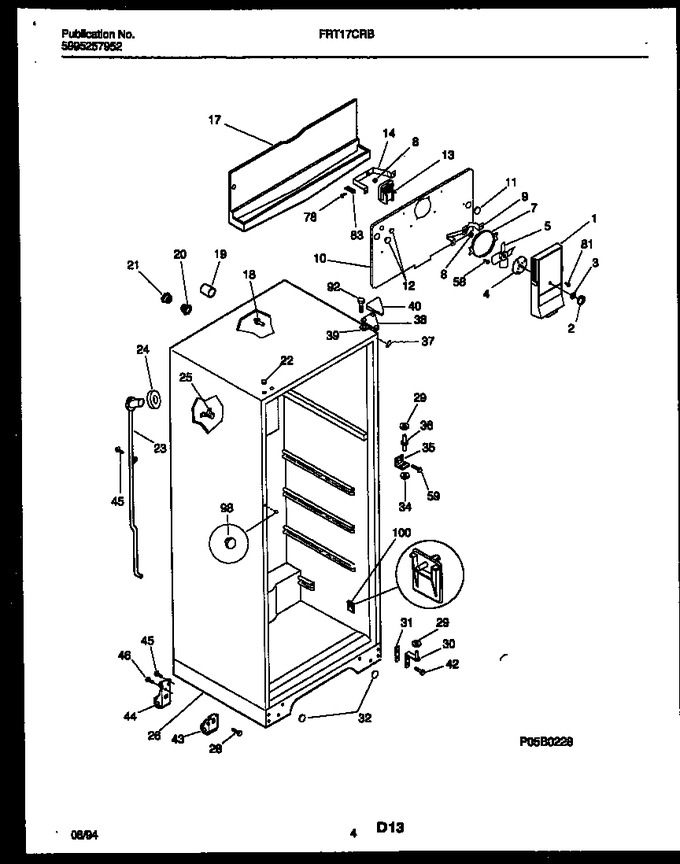Diagram for FRT17CRBW0