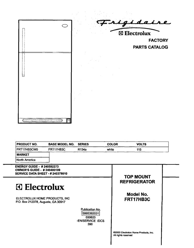 Diagram for FRT17HB3CW0