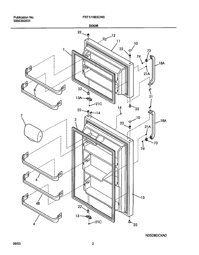 Diagram for FRT17HB3CW0