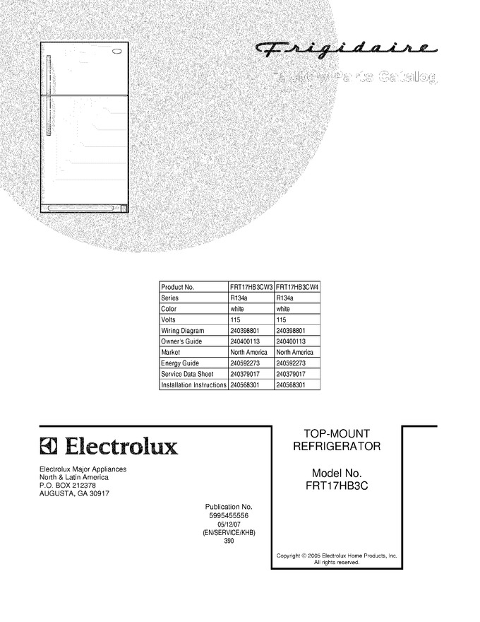Diagram for FRT17HB3CW4