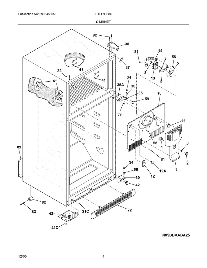 Diagram for FRT17HB3CW4
