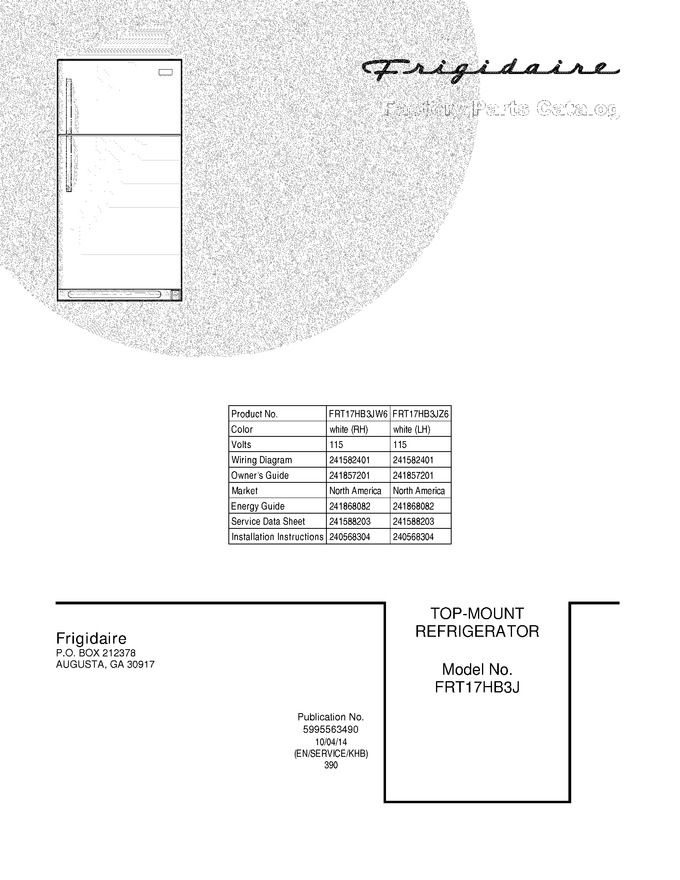 Diagram for FRT17HB3JZ6