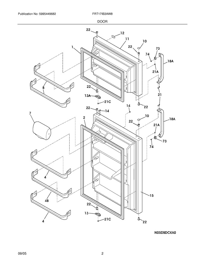Diagram for FRT17IB3AW8